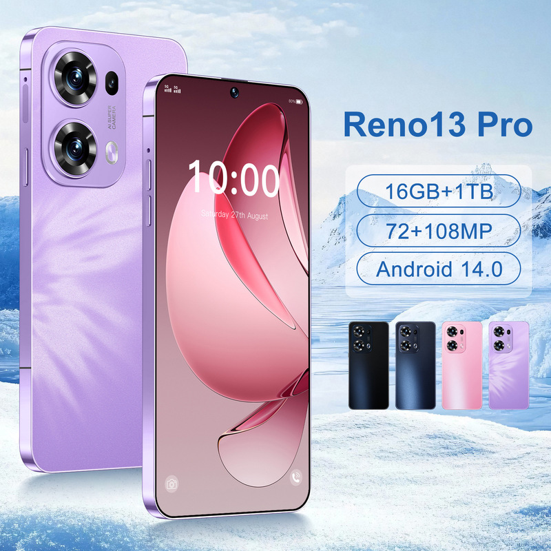 Cross-Border Mobile Phone Reno13 Pro Android 7.3inch Medium Hole Screen 2+16g Low Price Export Smart All-In-One Mobile Phone Cross-Border Mobile Phone Reno13 Pro Android 7.3inch Medium Hole Screen 2+16g Low Price Export Smart All-In-One Mobile Phone