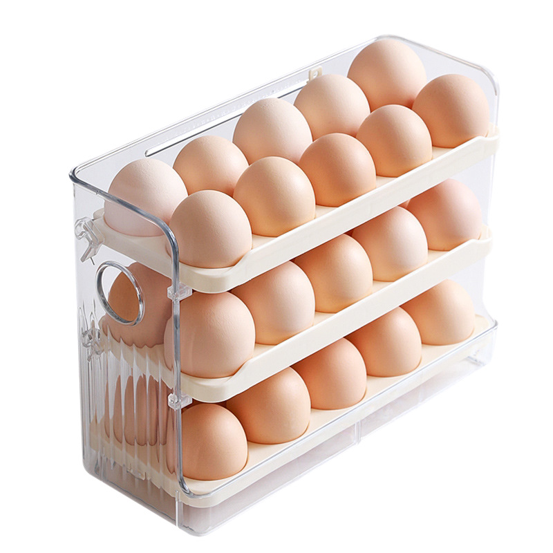 Organizador de Huevos para Puerta de Refrigerador PET Almacenamiento y Mantenimiento Fresco image 6