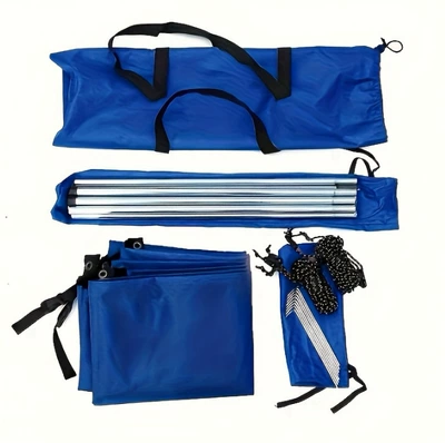 Avtomobil yan çətirləri – Camping Mat - 300200cm-blue-side-canopy-double
