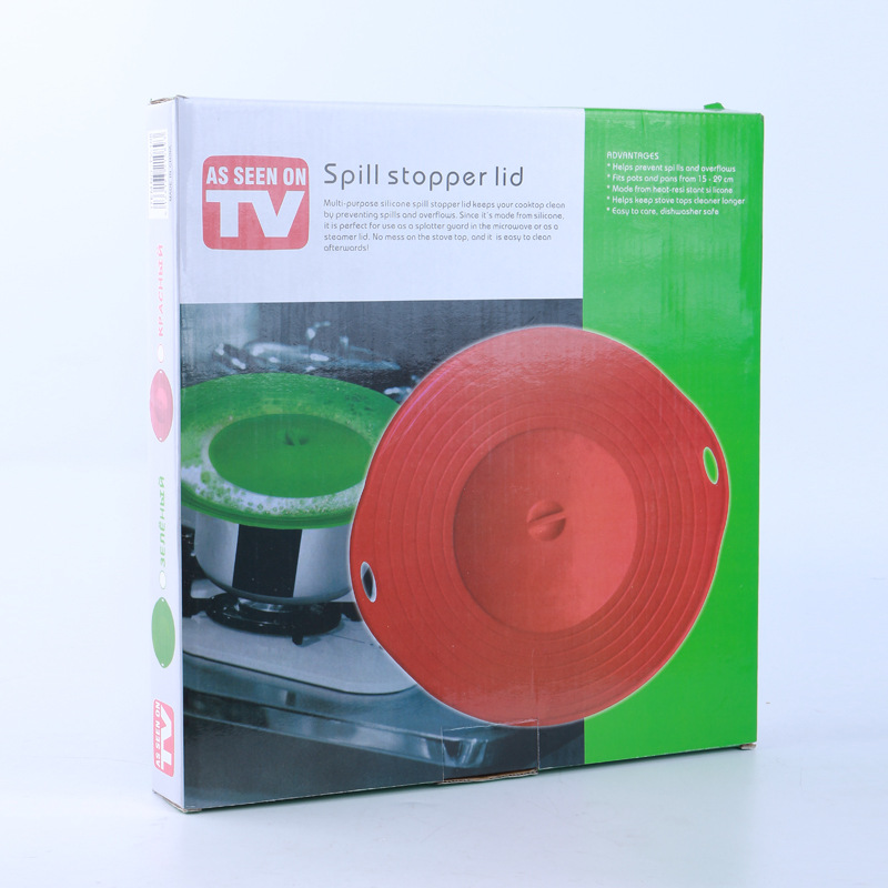 第三代SPILLSTOPPER防溢锅盖硅胶溢水耐热耐寒全新环保硅橡胶