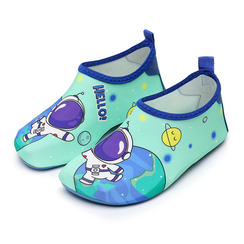 Children's beach shoes, unisex model, snorkeling and diving shoes, non-slip, anti-cut, skin-friendly soft shoes, seaside water shoes, stream trekking swimming.