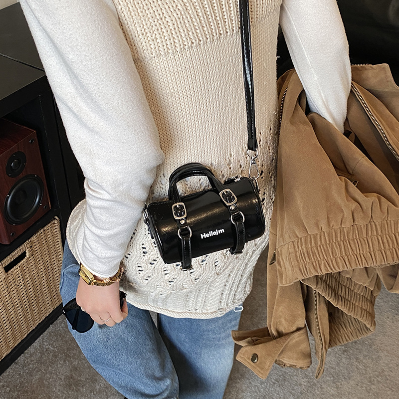 Nicho coreano para niños y niñas bolsas cilíndricas exquisitas mini mochila de hombro para bebés 2026 nueva bolsa infantil transfronteriza