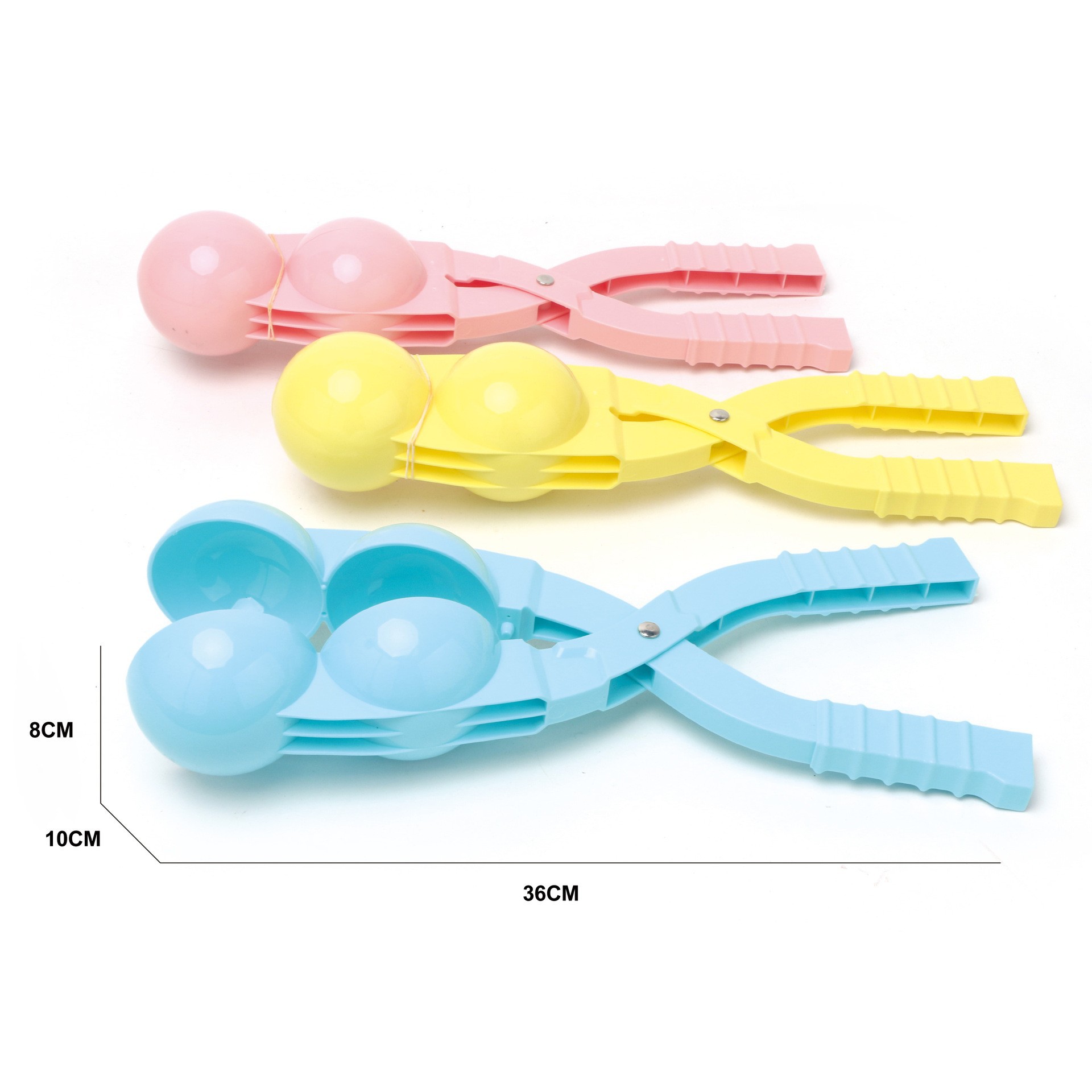 Una variedad de juguetes de nieve se puede utilizar para invierno al aire libre clip de bola de nieve juguetes de nieve para niños