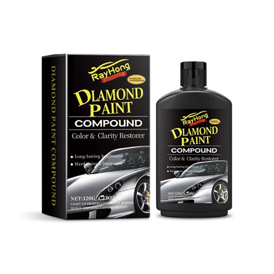 RAYHONG car coating polishing agent car cleaning coating car paint polishing maintenance polishing waxing stain removal (Cleaning/curing agent) - 120g