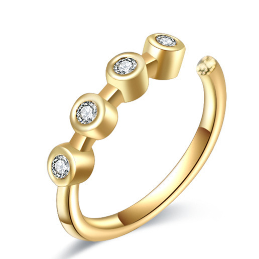 1 Pieza Anillos En La Nariz Estilo IG Brillante Geométrico Flor Mariposa Cobre Embutido Circón Anillos En La Nariz display picture 10