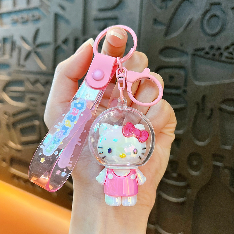 漫画スペースカピバラ電気メッキカピバラキーホルダーかわいいバッグペンダント人形カップルペンダント小さなギフト|undefined