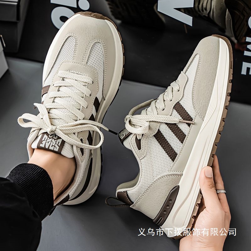 男鞋新款秋季网面透气跑步阿甘运动鞋男士防滑潮牌百搭休闲老批发