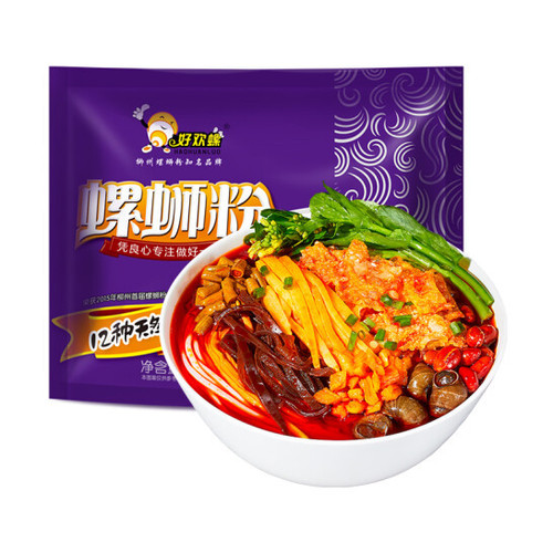 【Limited Promotion】Hao Huan Luo with Spicy and Stinky Snails 400g Whelk Noodle Wholesale Hao Huan Tomato Beef Snail Noodles