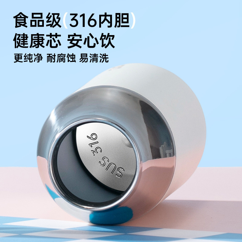 希乐矿泉水瓶式保温杯保冷杯大容量便携水杯吸管杯子女礼物学生杯|undefined
