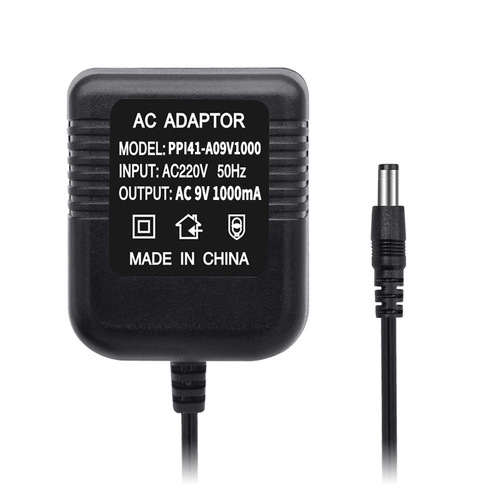 European and American water pump handheld electric heating knife fire cow 220V to 9V power transformer 1A AC linear adapter