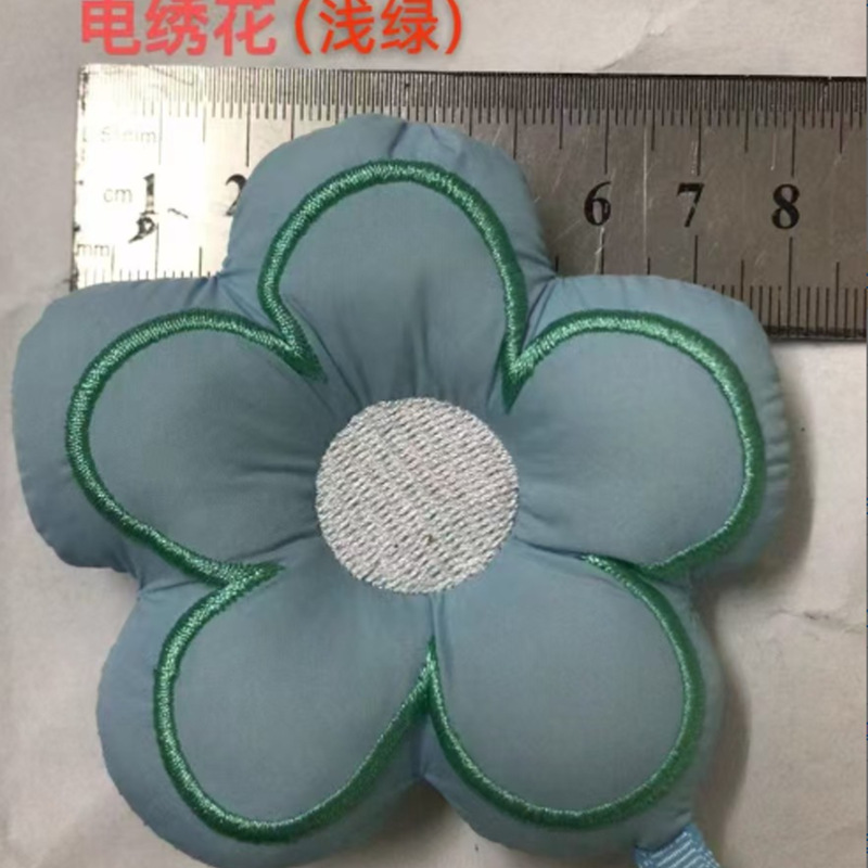 刺繍は綿の花の漫画の5弁の花の服装のアクセサリを満たして靴の靴下の帽子を包んで綿の電気の刺繍の服装の装飾品を満たします。|undefined
