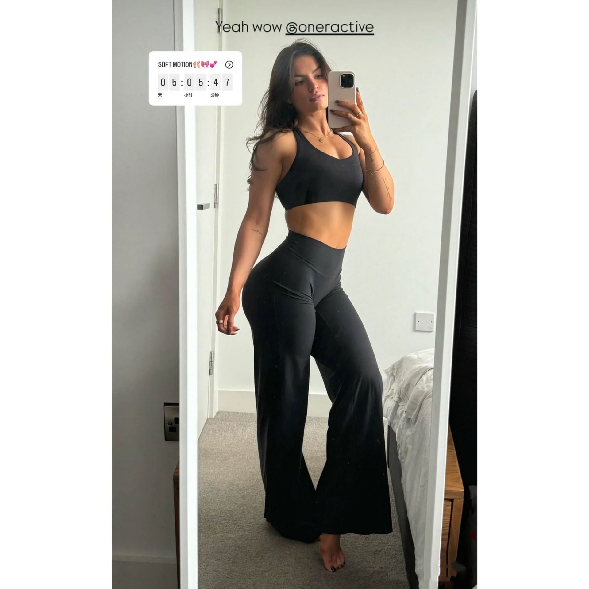 Europa y los Estados Unidos desnudos de cintura alta pantalones de piernas anchas nuevas pantalones de pilates deportivo pantalones 1850