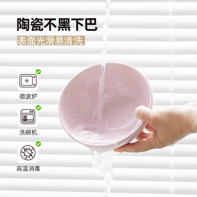 Cerámica de patas altas para gatos cuello de protección contra derrumbe tazón de grano para beber tazón de comida para perros productos para mascotas exportación transfronteriza