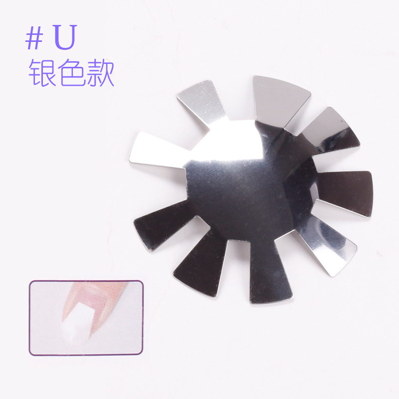 Placa de acero francés Silver U