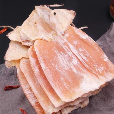 Large dried squid 500g household Seafood dried food Dried cuttlefish squid barbecue Shredded 50g
