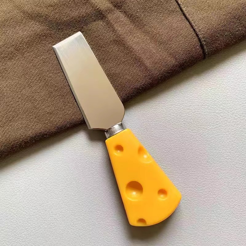 ins queso tenedor pequeño picnic occidental encantador cubiertos portátiles mango cuchillo cuchara tenedor de frutas set cuchillo de filete