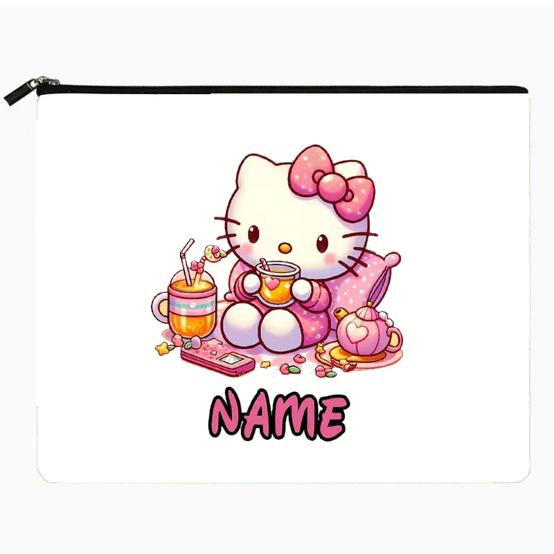 Transfronterizo de Amazon, Sanrio Coolomy Pacha bolsa de lavado de perro lona portátil de doble cara impresión viaje