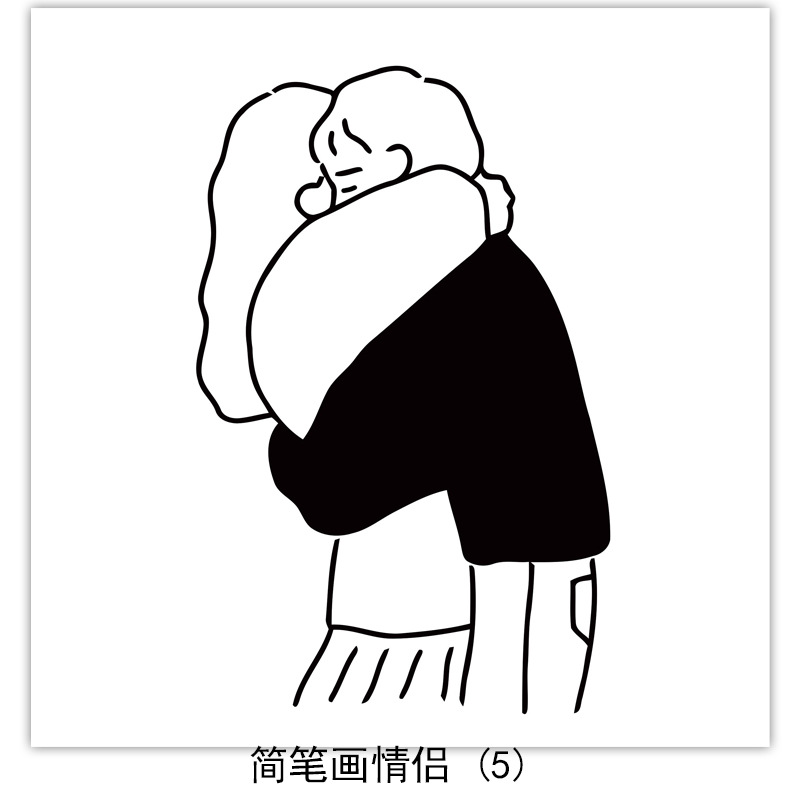 Nórdico ins estilo línea perro blanco y negro pintura decorativa dormitorio cabecera mural habitación de los niños colgando pintura decoración de escritorio núcleo