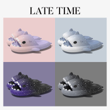 跨境爆款厚底星空拖鞋