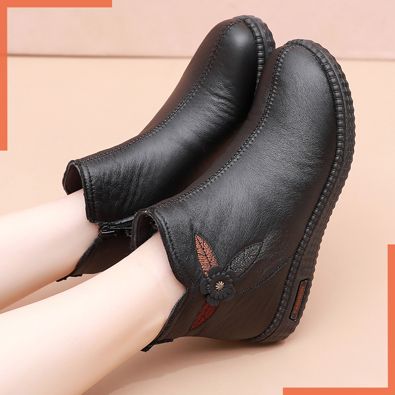 Keep warm “mom shoes” flat