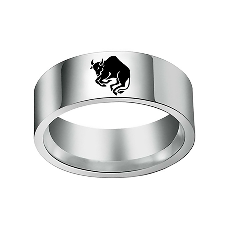 Bagues fines empilables bicolores, ensemble tendance en métaux mixtes, anneaux fins minimalistes en or et argent, initiales et symboles d'étoile gravés, 3 à 5 pièces à superposer._voghion.com