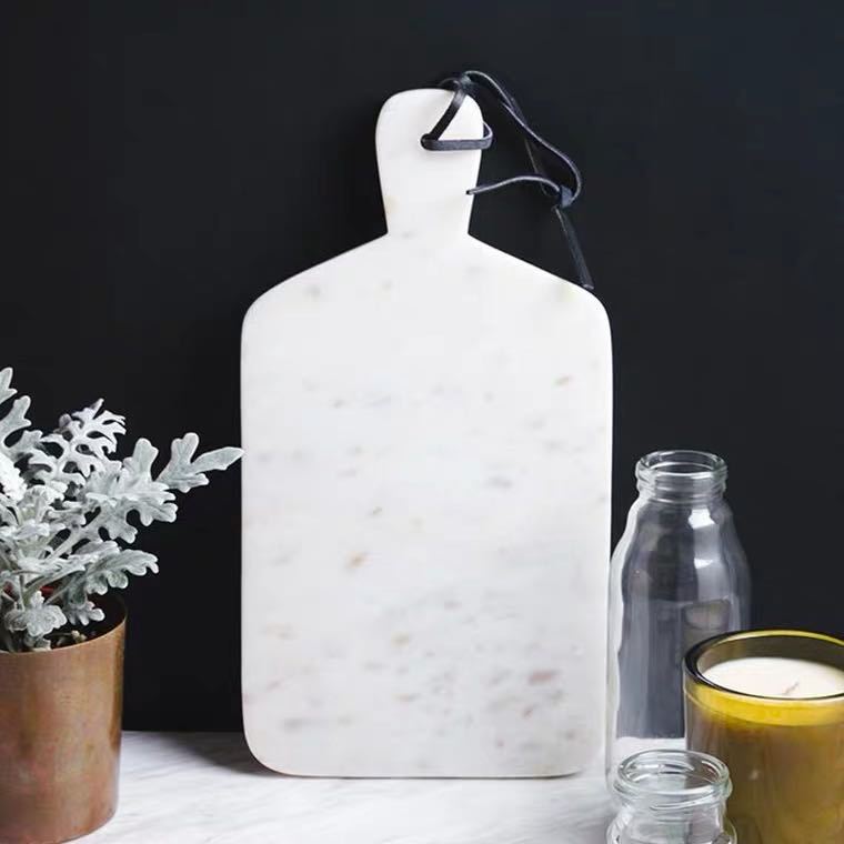 Esquina redondeada cuadrada de mármol de los 30cm * 14,5 cm