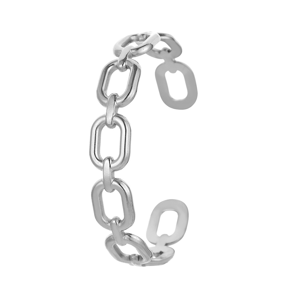 12g Weight Bangle Classification 1 Piece Quantity Daily Occasion Stainless Steel Material Geometric, Eye Pattern Unisex Gender Plating Design Simple Style Style Geometric Eye Stainless Steel Simple Style Bangle 14