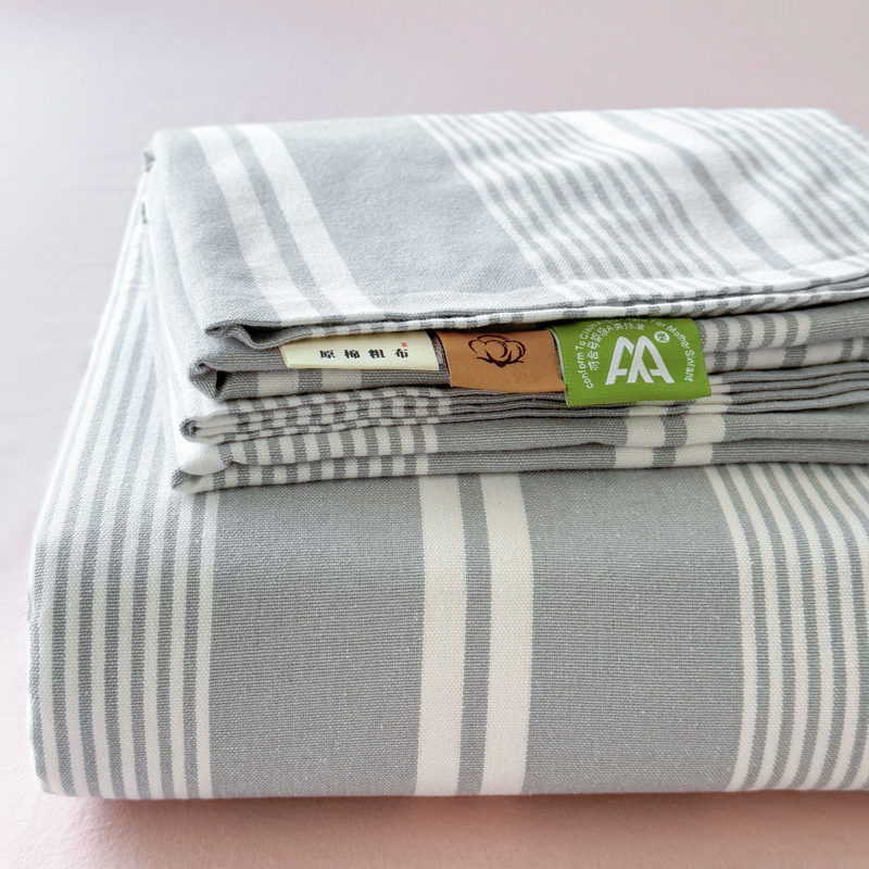 2025 nuevas sábanas de tela gruesa viejas y engrosadas universales de cuatro estaciones, sábanas de una sola pieza de tres piezas para estudiantes individuales y niños