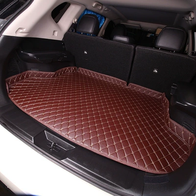 Trunk Mat — the Source Factory for Automotive Supplies - high-edgequilted-embroidery-brown-cross-border-exclusive-supply-small-packages-shipped-quickly