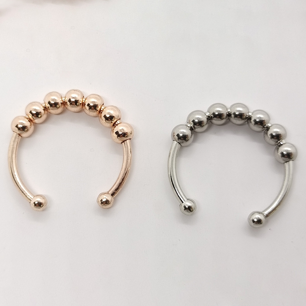 2g Weight Anxiety Ring, Open Ring Classification Wholesale Jewelry Fashion Geometric 304 Stainless Steel Plating Stainless Steel Rings