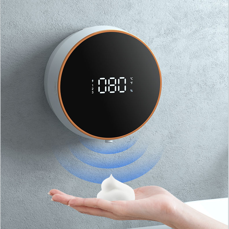 Cross-border W1 Zhiya wall-mounted gel soap dispenser induction foam washing mobile phone intelligent automatic bubble machine sterilizer