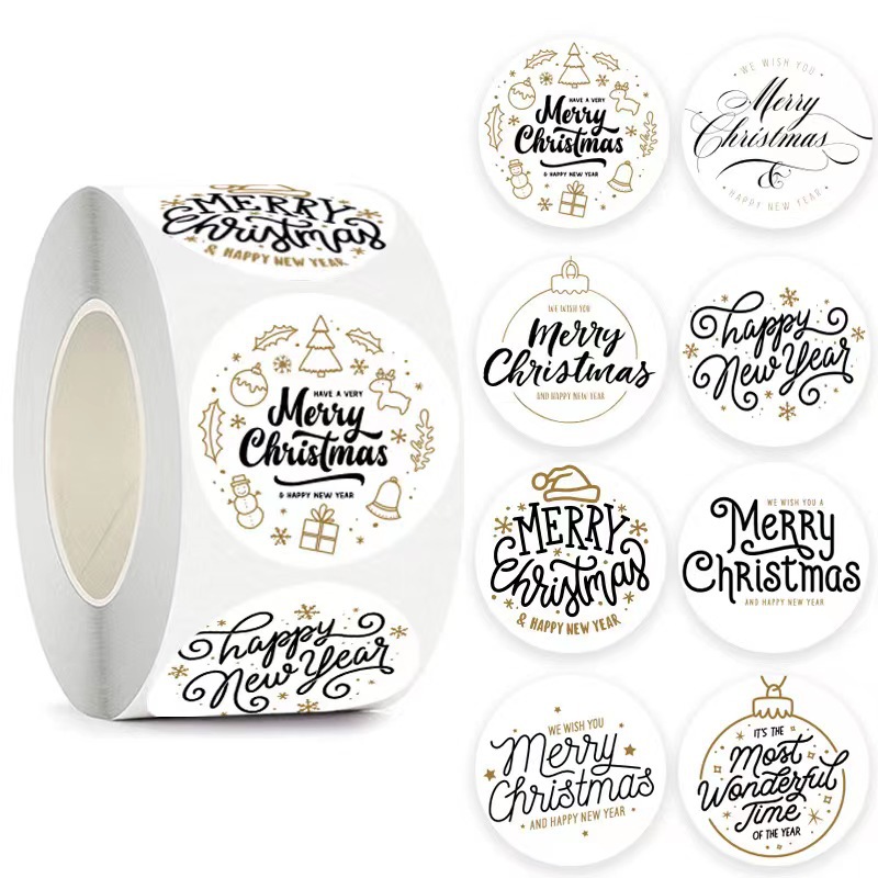 80g Weight Gift Stickers Event & Party Supplies Christmas Letter Party Gift Stickers