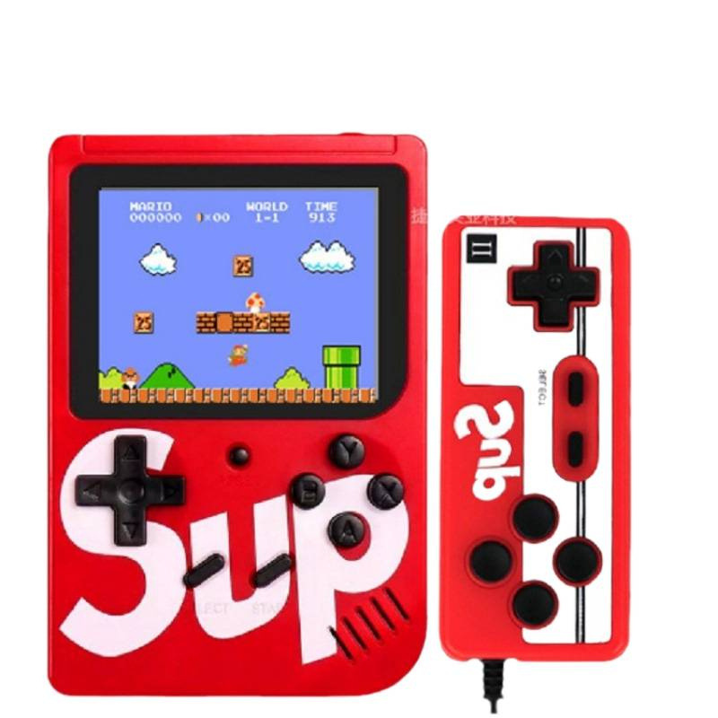 Juegos de mano SUP 400 en uno Juegos electrónicos para niños Nuevo clásico nostálgico Juegos recargables para dos jugadores