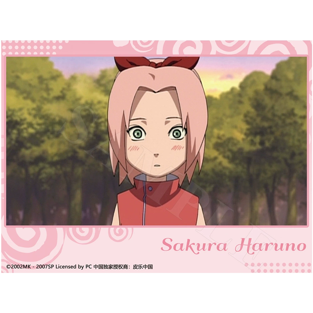 Набор фотокарт Полароид (Naruto) — серия детства, 4 принта персонажей, стиль А6
