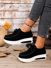 N 76806 Thick Sole Lace-up Flats ���ϵ����Ь ŷ���羳