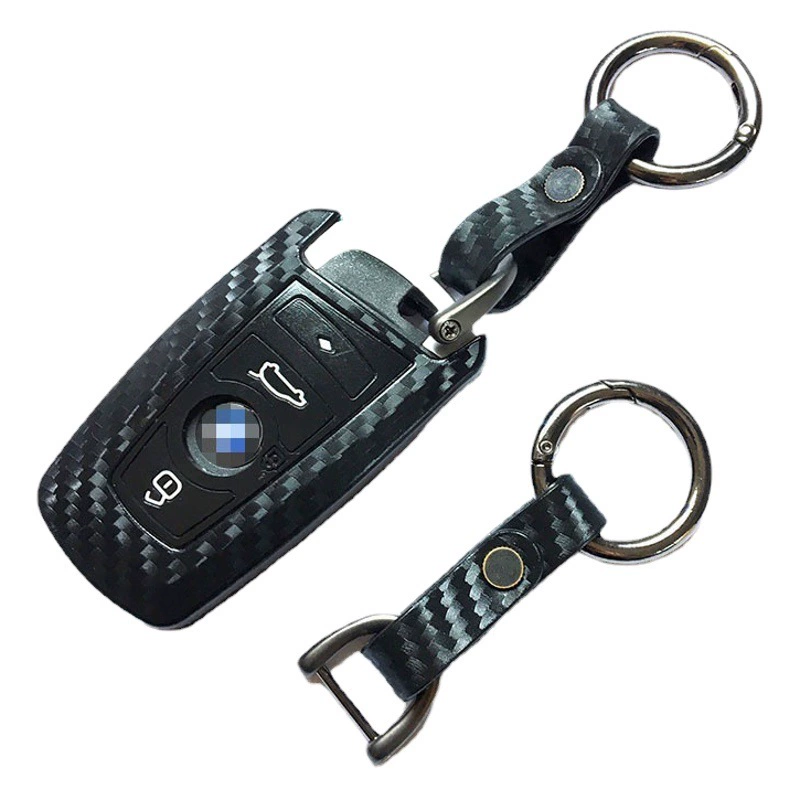 [Factory Outlet Style Complete] Силиконовый чехол для ключей с рисунком из углеродного волокна, трансграничный специальный чехол для ключей для автомобиля