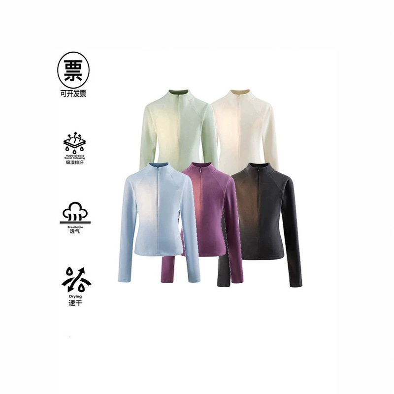 American-Style Spicy Girl Style Half-Zip Slimming Long-Sleeved T-Shirt for Women Summer Outdoor Mountaineering Sports Top Cysy2501 American-Style Spicy Girl Style Half-Zip Slimming Long-Sleeved T-Shirt for Women Summer Outdoor Mountaineering Sports Top Cysy2501