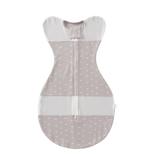 Newborn baby surrender style anti-jump sleeping bag, thin pure cotton anti-kick quilt, baby swaddle, suitable for all seasons in spring, autumn and summer