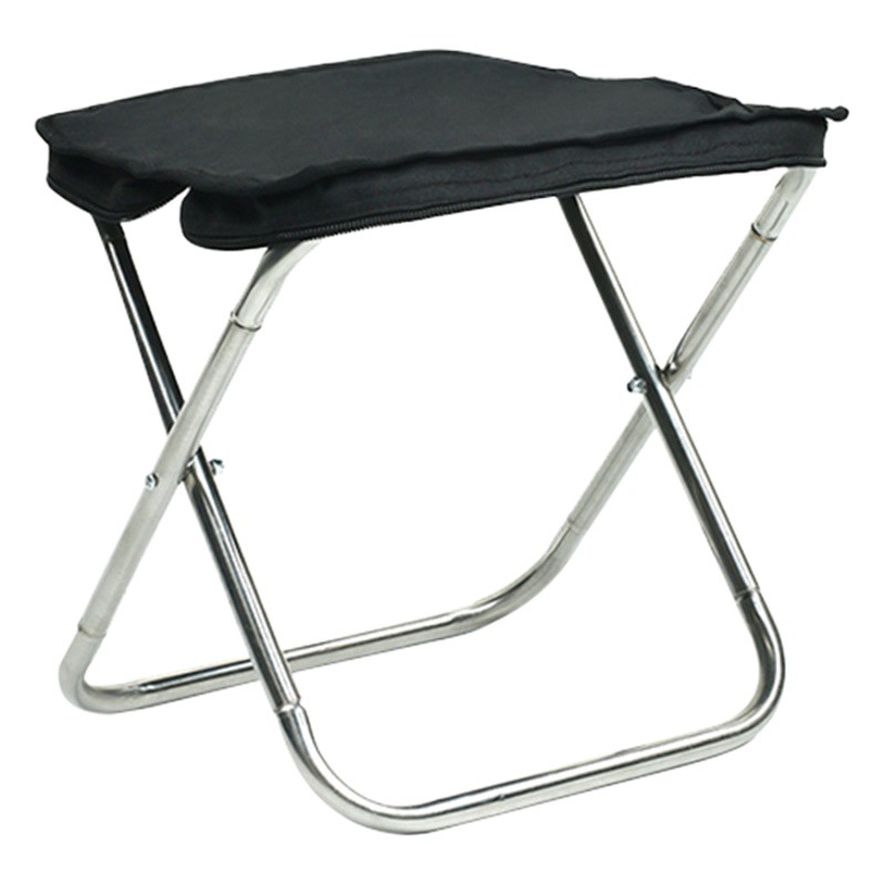 Bolso al aire libre taburete plegable silla plegable portátil camping estuche de lápices taburete de acero inoxidable pequeño caballo equipo de taburete de pesca