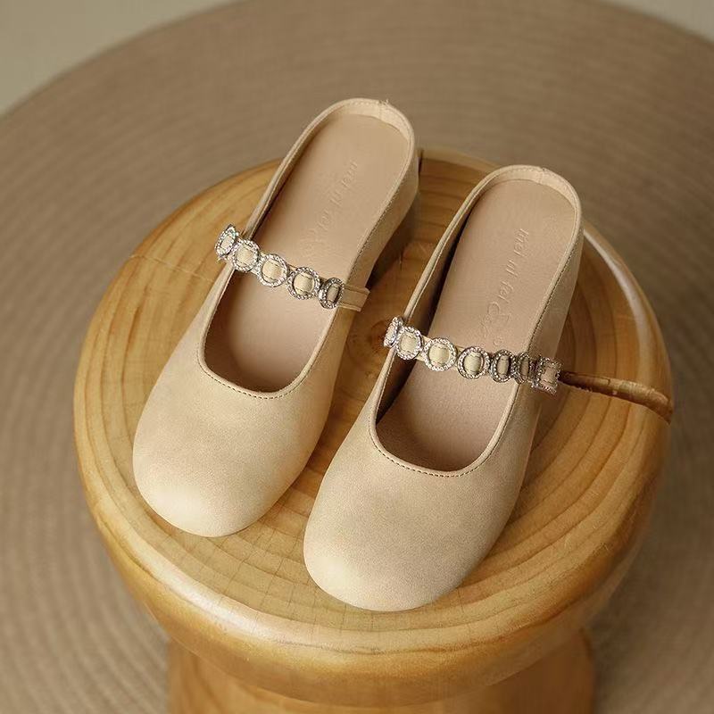 Zapatos de mujer de altura interior 2026 nuevos zapatos de verano de estilo exterior versátil Mary Jane