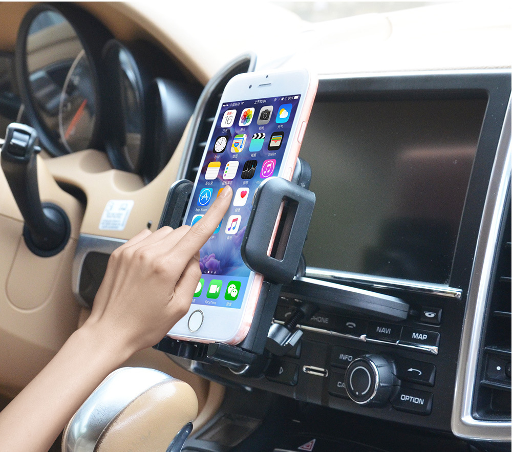 Car mobile phone holder CD port car bracket car mobile phone holder car air outlet navigation mobile phone holder