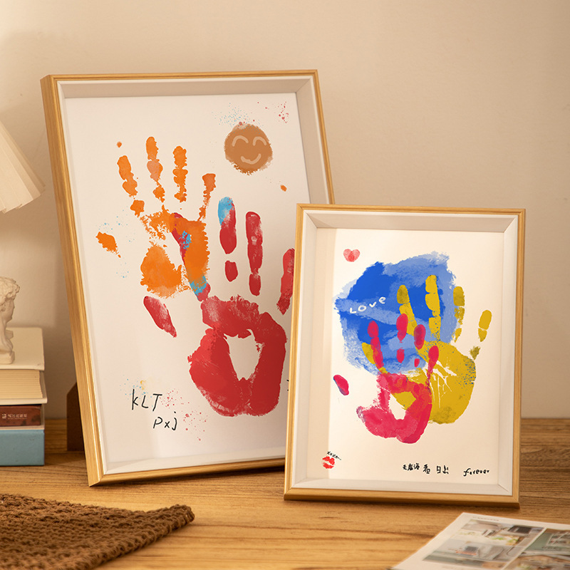 Creative DIY Valentine's Day Chinese Valentine's Day gift color paint hand print photo frame decoration 810-inch A4 wall-mounted wholesale Creative DIY Valentine's Day Chinese Valentine's Day gift color paint hand print photo frame decoration 810-inch A4 wall-mounted wholesale