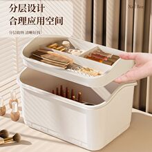 收纳盒甲油胶指甲油饰品可放光疗机美甲工具大容量专业桌面收纳箱
