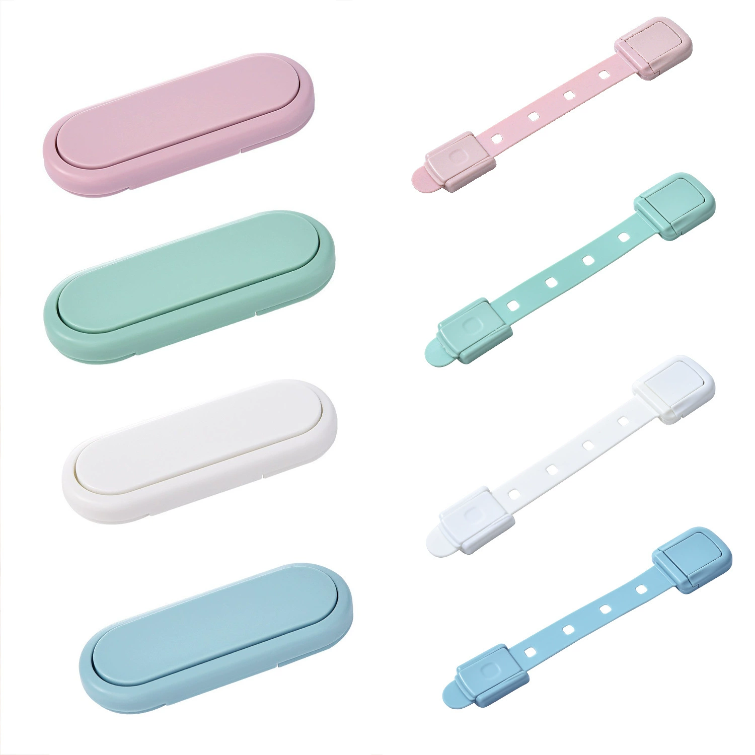 Простой дверной замок для ящика в европейском стиле, замок для безопасности детей, ручной замок с защитой от защемления, замок для двери шкафа, антиоткрытая пряжка