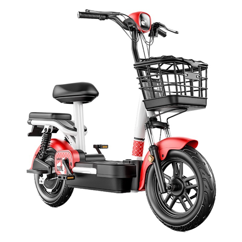 Nuevo estándar nacional coche eléctrico masculino y femenino estudiante pequeño adulto scooter batería coche bicicleta eléctrica motocicleta