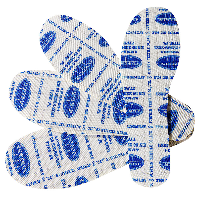 厂家直销 非金属防穿刺凯夫拉中底布 防穿刺防静电 劳保鞋中底