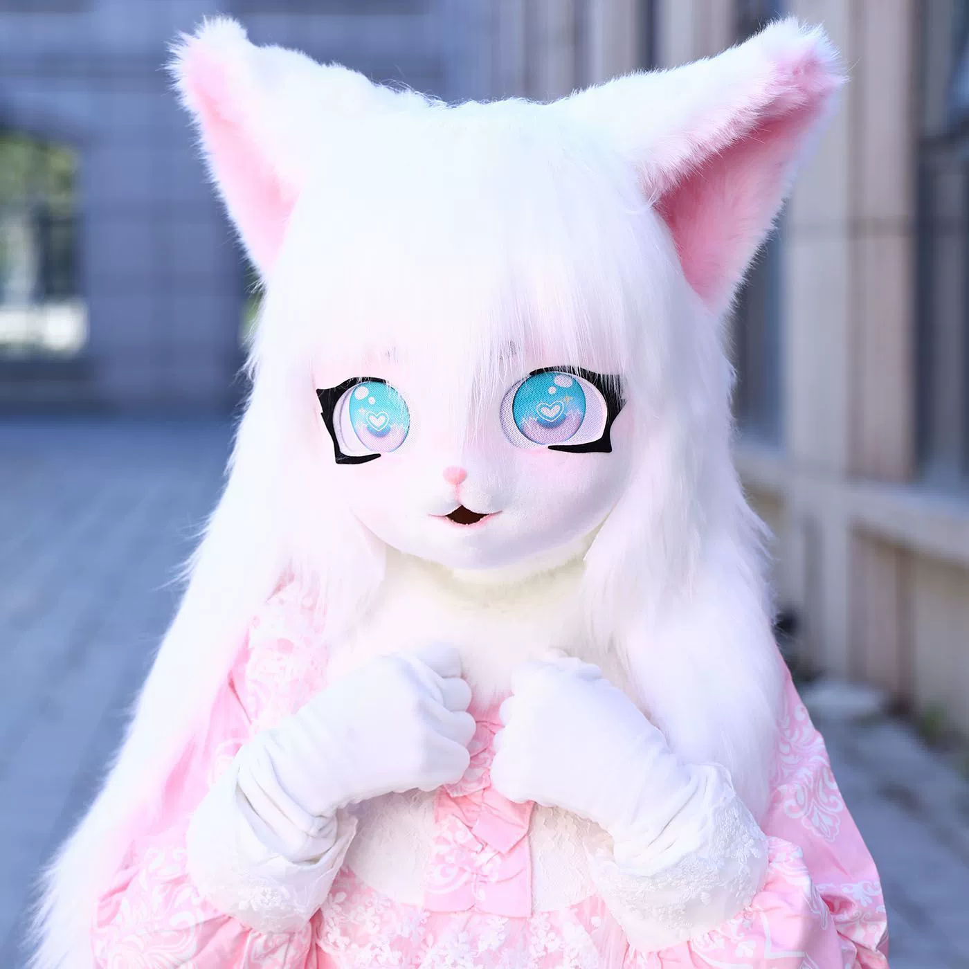 Милый плюшевый головной убор в виде животного, костюм в стиле киг, костюм Лолиты, наряд для комиксов, шоу, косплей, головной убор Fanxi, другое