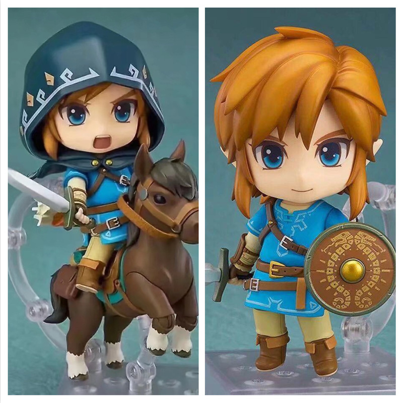 Q Version Nendoroid Zelda 733DX # 733 # Link Breath of the Wild Movable Anime Figure Model Q Version Nendoroid Zelda 733DX # 733 # Link Breath of the Wild Movable Anime Figure Model