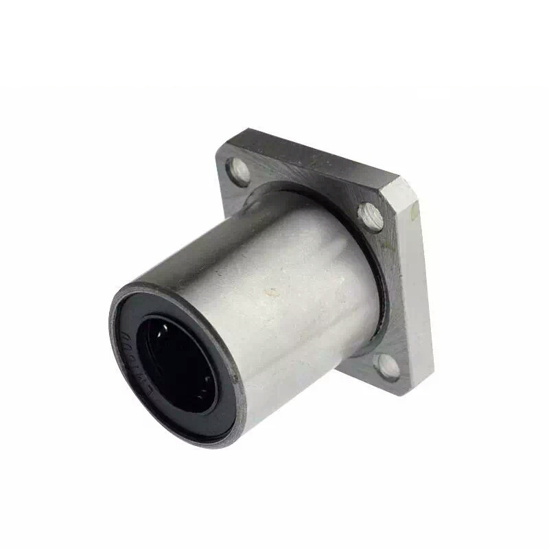 440整体不锈钢标准直线轴承圆法兰方边SLMF20GA机械手轴承滑动轴