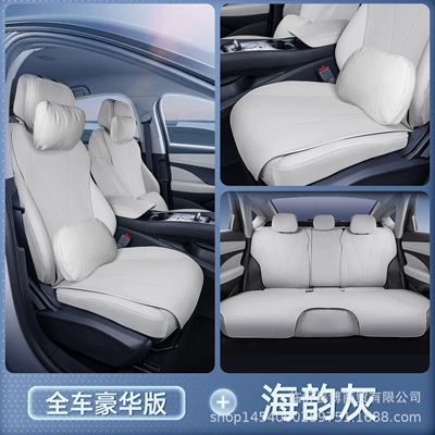 Seat Cushion, Universal Seat Cover | Modelə uyğun (Original) oturacaq örtükləri - sea-lion-06-haiyun-gray-full-car-deluxe-edition-headrest2-lumbar-support2-dmi
